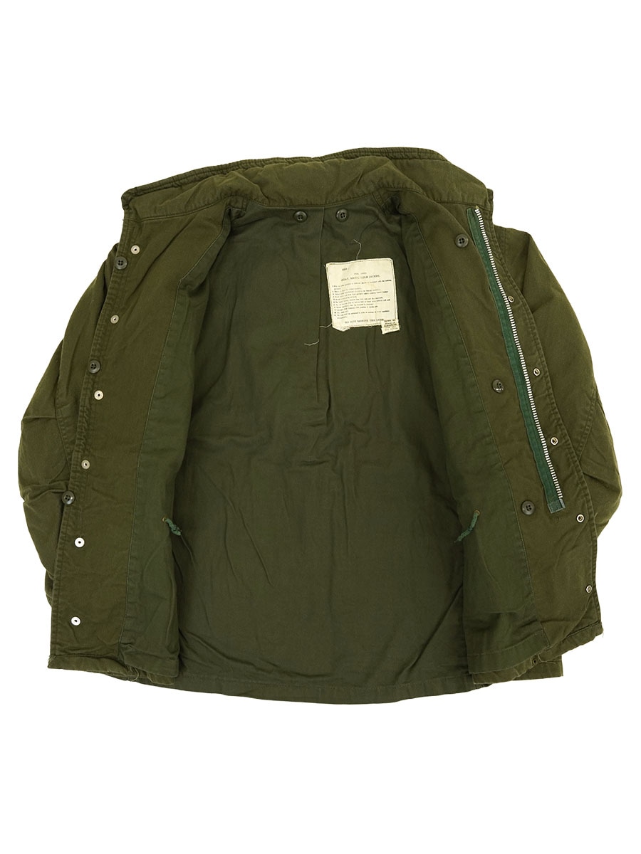 60's～ M-65 フィールドジャケット アルミジップ 100%コットン 実寸(X