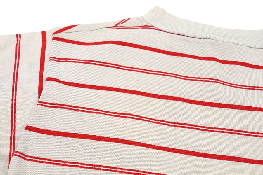 60'S LEADSCRAFT BORDER T SHIRT (APPROX.MEDIUM)