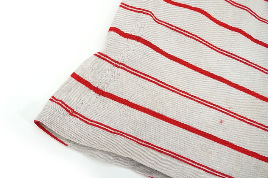 60'S LEADSCRAFT BORDER T SHIRT (APPROX.MEDIUM)
