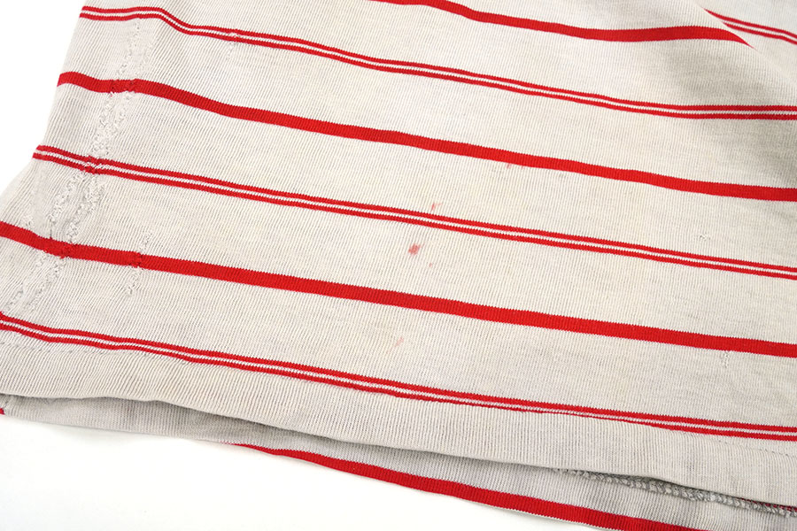 60'S LEADSCRAFT BORDER T SHIRT (APPROX.MEDIUM)
