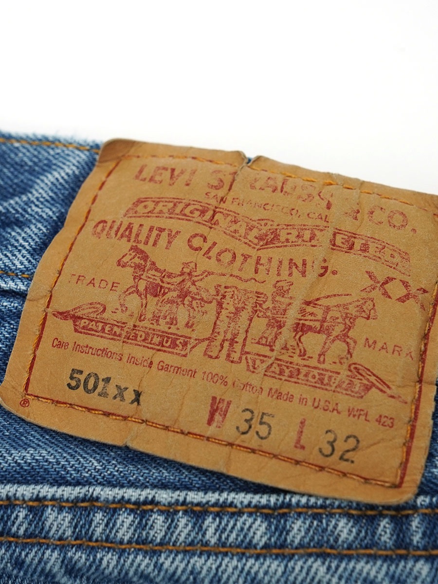 90's Levi's 501 デニムパンツ 良色落ち 表記(35x32) USA製 | すべての
