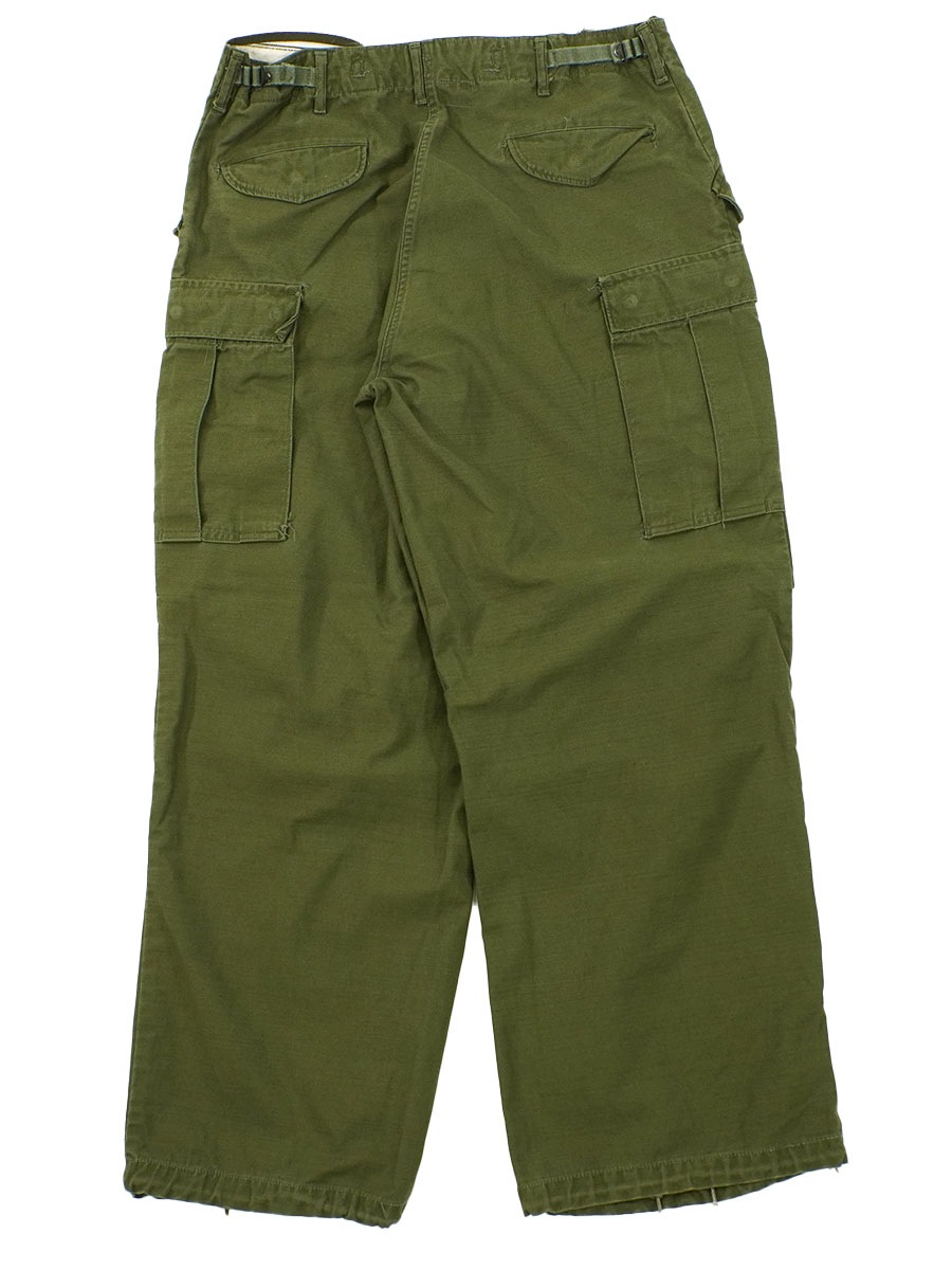 68's U.S.ARMY M-65 フィールドパンツ アルミジップ 表記(REGULAR