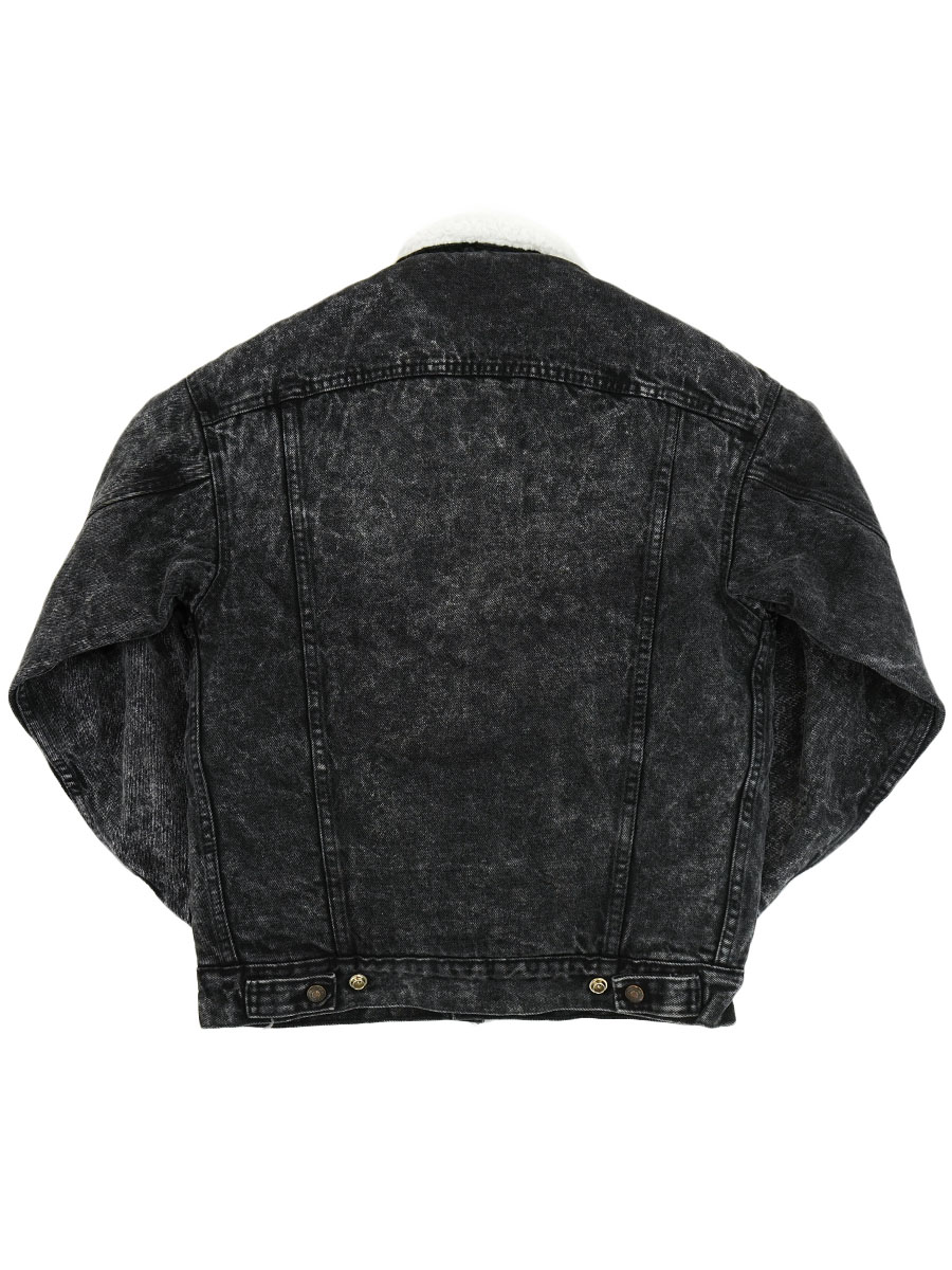 80's Levi's ブラックデニム ボアジャケット アシッド 表記(XS) | NEW