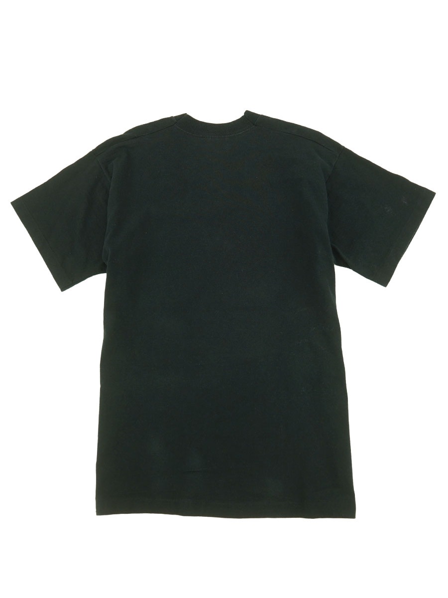 90'S FRUIT OF THE LOOM ''ANARCHY'' LOGO T SHIRT BLACK (SIZE.LARGE) 