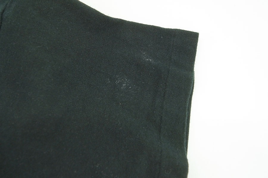 90'S FRUIT OF THE LOOM ''ANARCHY'' LOGO T SHIRT BLACK (SIZE.LARGE) 