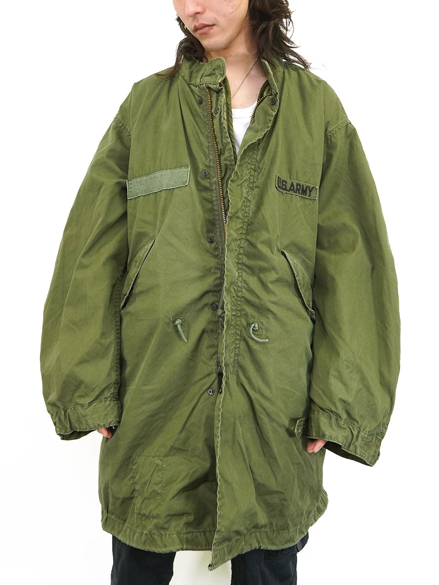 74 U.S.ARMY M-65 フィッシュテールパーカ ライナー付き 表記(MEDIUM