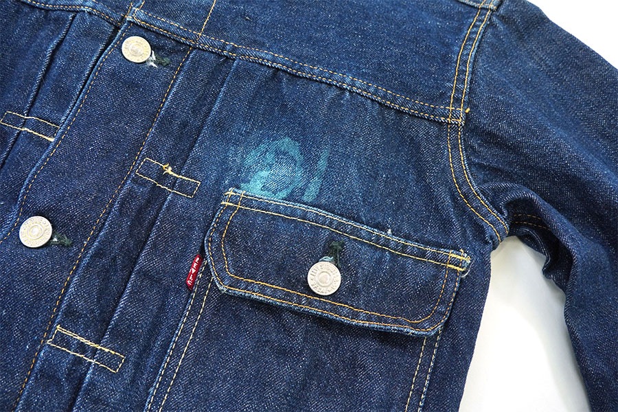 50's Levi's 507XX デニムジャケット 濃紺 実寸(36位)