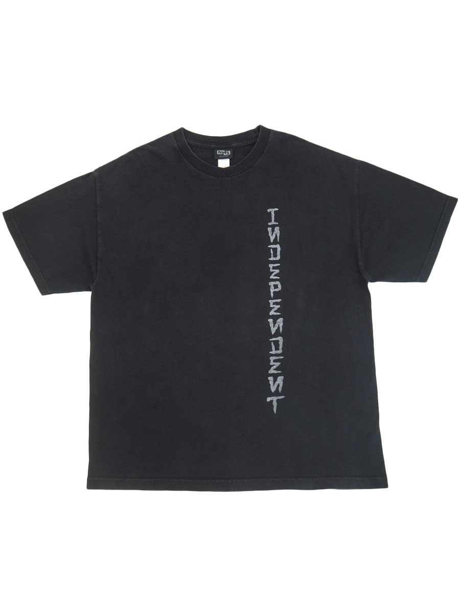 90s INDEPENDENT Tシャツ XL NHS ブラック 90's~ NHS ''INDEPENDENT'' 両面プリント Tシャツ ブラック