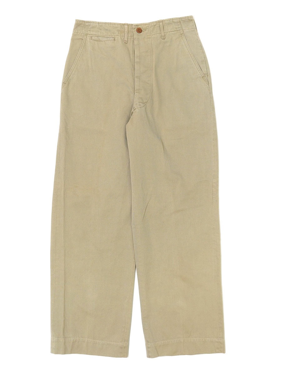 50'S U.S.ARMY M-1945 CHINO TROUSERS (APPROX.W29.5 L29) | NEW ITEM
