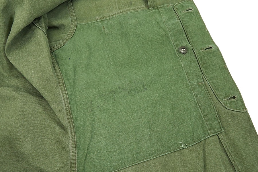 50's USMC P-58 コットンサテン ユーティリティシャツ 表記(40