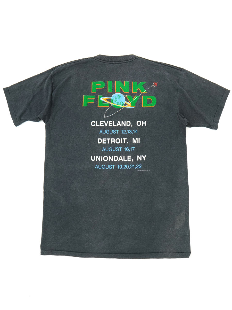 80'S HEALTHKNIT ''PINK FLOYD'' 1987 TOUR T SHIRT (SIZE. LARGE