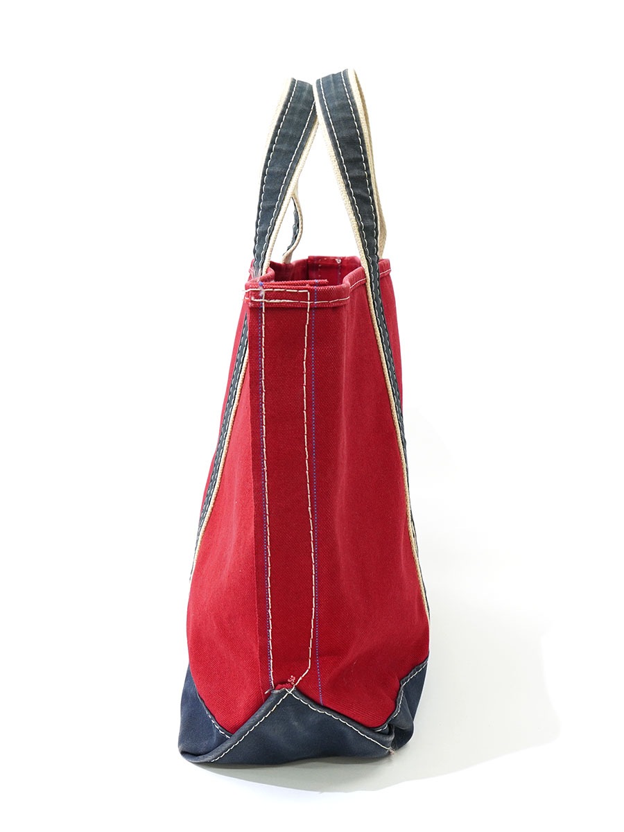 80's L.L. Bean DELUXE BOAT AND TOTE レッド×ネイビー LARGE | NEW