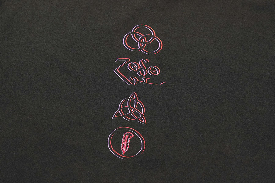 90'S ''LED ZEPPELIN'' 両面プリント Tシャツ ブラック 実寸(L位)