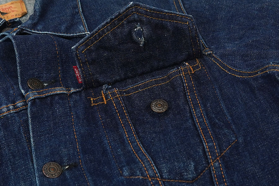 60's Levi's 71205 BIG-E デニムジャケット 濃紺 表記(40