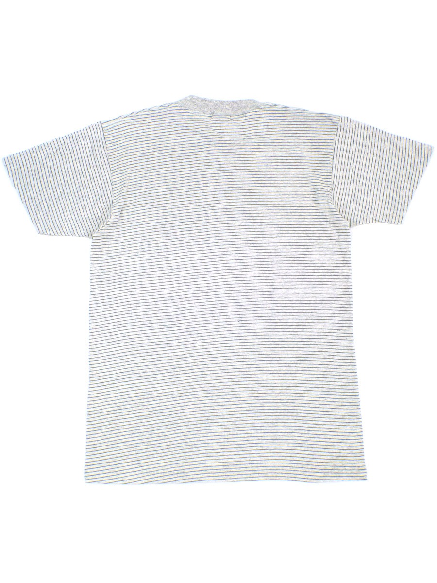 90's DELTA ボーダーTシャツ グレー 表記(M) USA製 DEAD