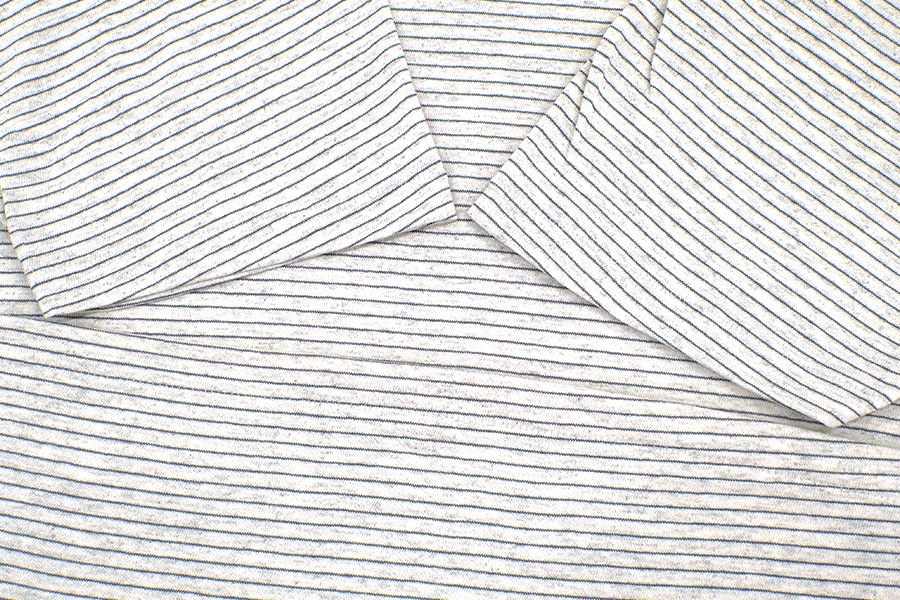 90's DELTA ボーダーTシャツ グレー 表記(M) USA製 DEAD