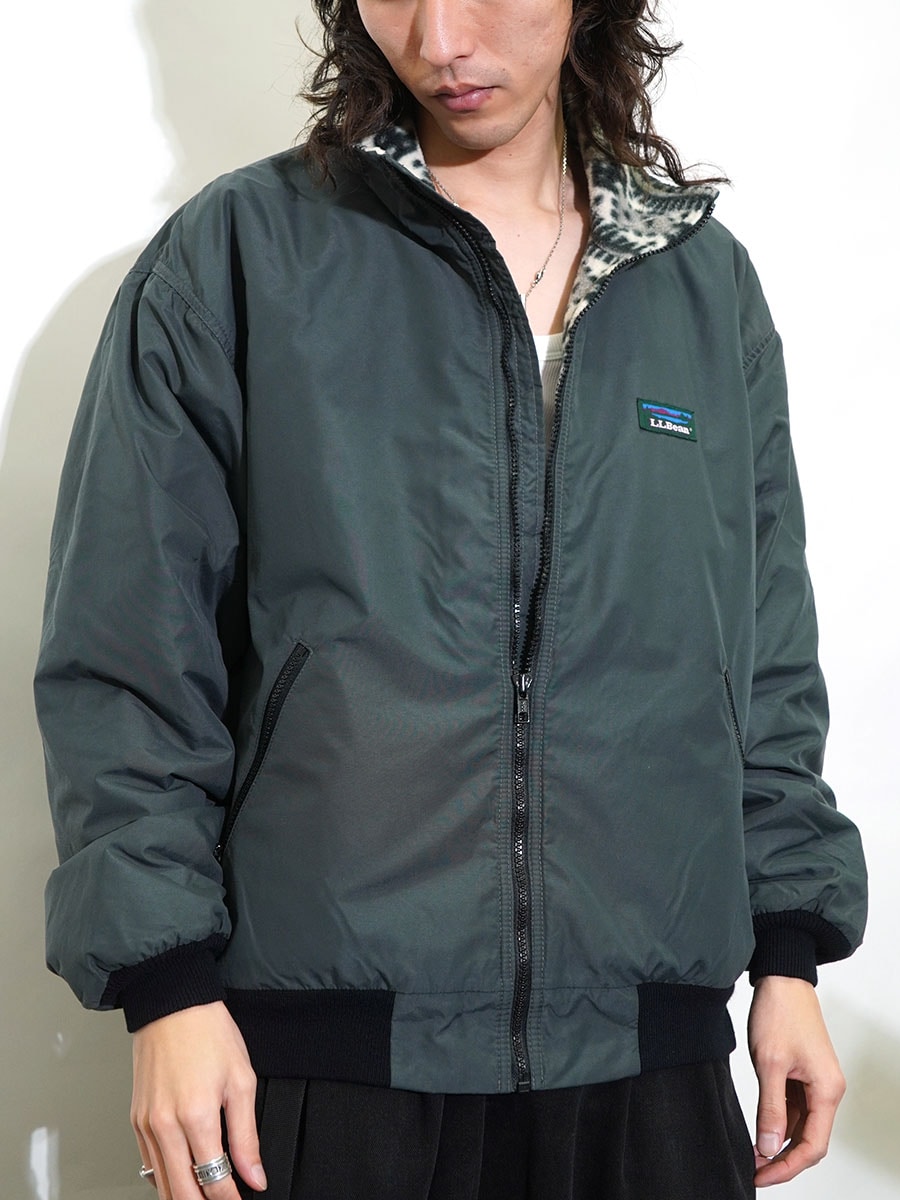 80's L.L.Bean 裏ノルディック柄 ウォームアップジャケット
