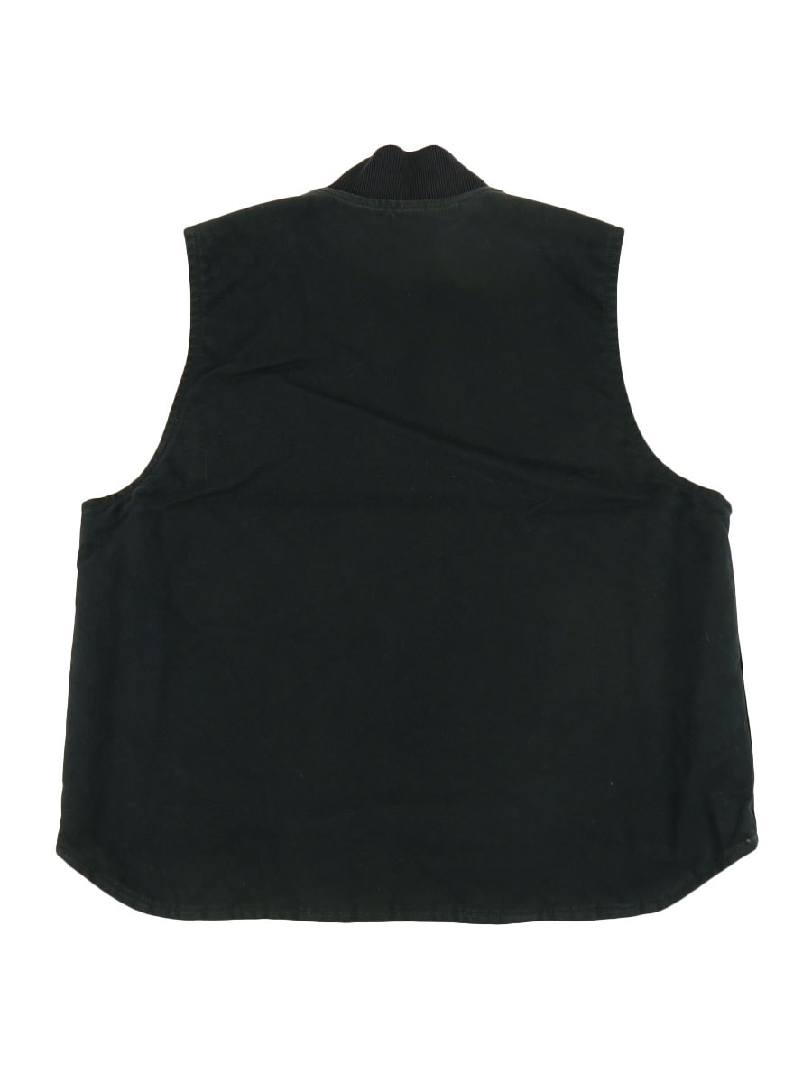 カーハート　タッグベスト　希少ブラック メキシコ製 カーハート ダックベスト 黒 表記(XL) | NEW ITEM