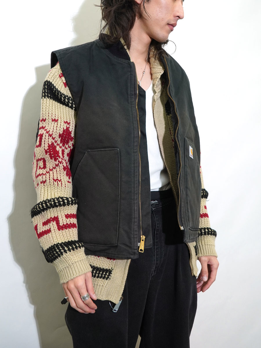 メキシコ製 カーハート ダックベスト 黒 表記(XL) | すべての商品