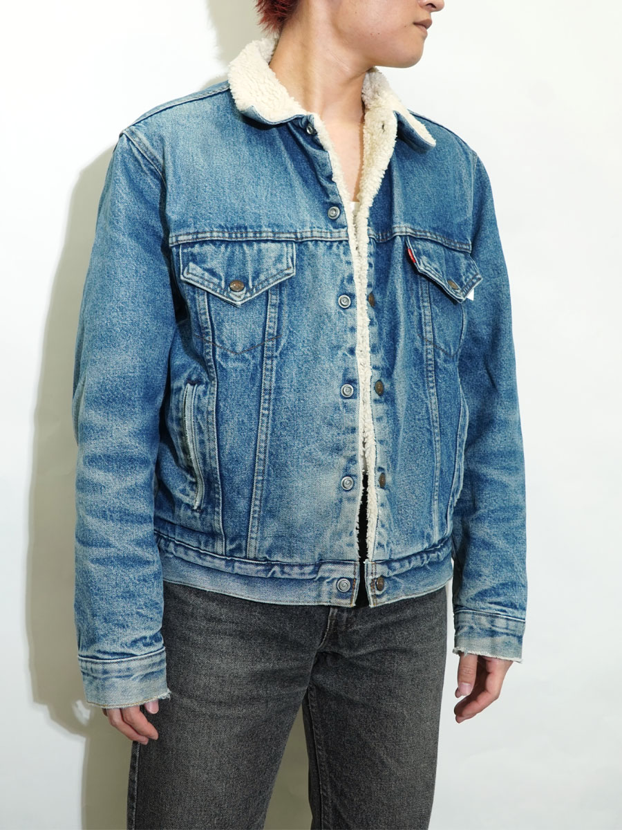 80's Levi's 70608 デニムボアJKT 表記(40R) 袖ヒゲ | すべての商品