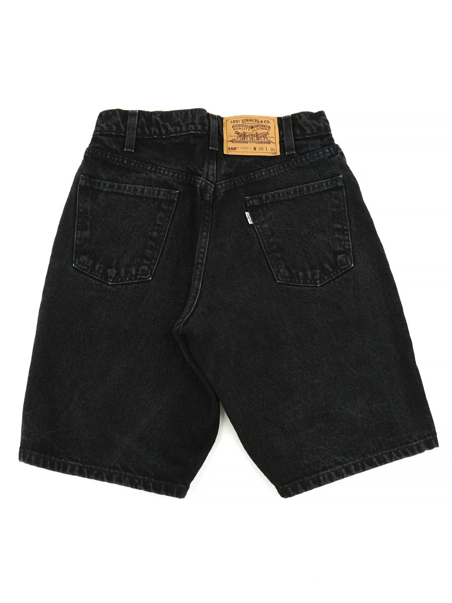 90'S～ LEVI'S 550 BLACK DENIM SHORTS (SIZE. W29 L00) | すべての