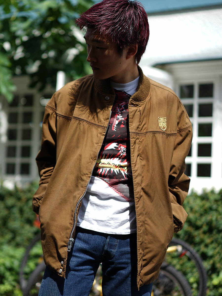70'S～ DERBY OF SAN FRANCISCO ''UPS'' CAP SHOULDER JACKET BROWN