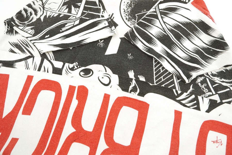 90's FRUIT OF THE LOOM IGGY POP ''BRICK BY BRICK'' オールオーバー