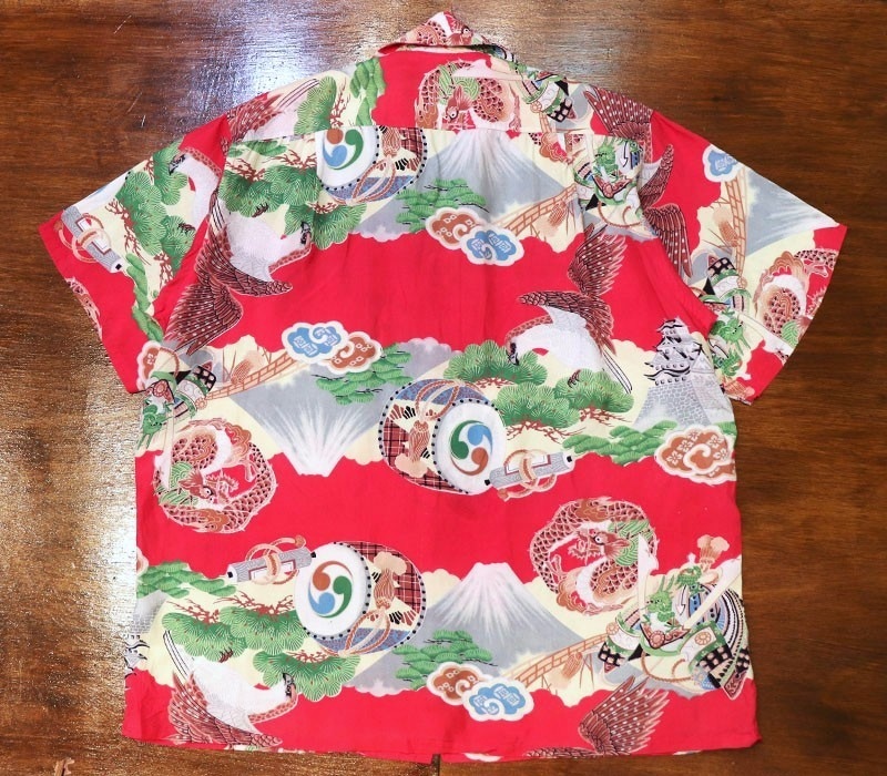 1940s HAWAIIAN SHIRT , Size Ｍ