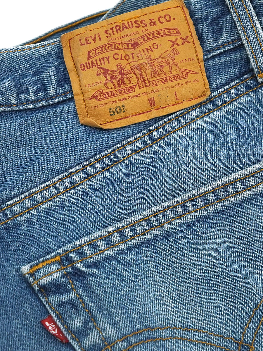 90'S LEVI'S 501 JEANS (SIZE.W32 L30) MADE IN USA | SOLD OUT