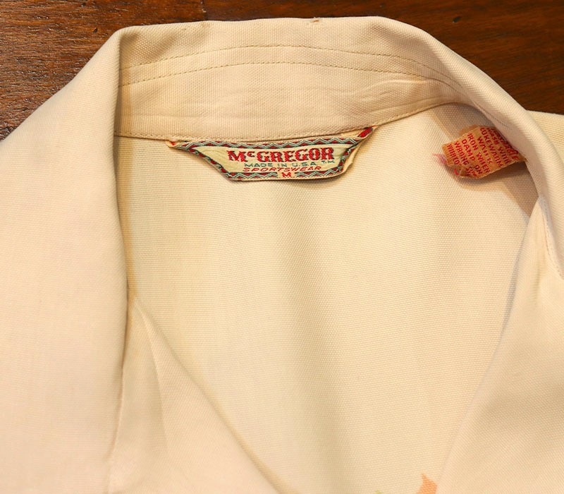 1940s BACK PANEL HAWAIIAN SHIRT , Size M