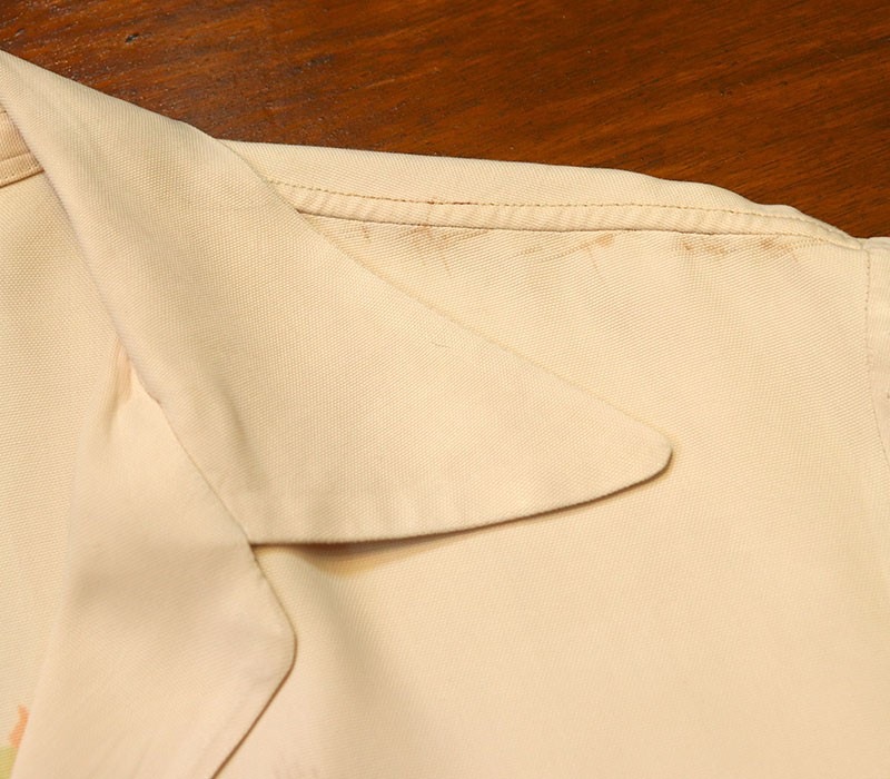 1940s BACK PANEL HAWAIIAN SHIRT , Size M