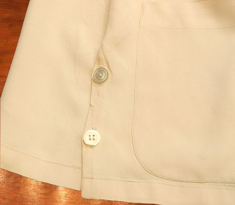1940s BACK PANEL HAWAIIAN SHIRT , Size M