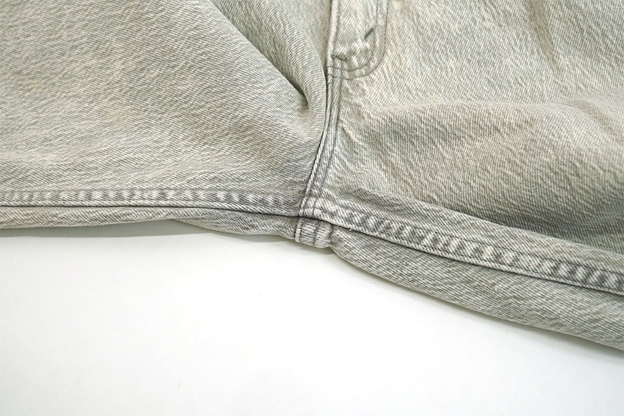 80's～ LEVI'S SILVERTAB DENIM SLACKS GREY (APPROX.W32.5 L28.5)