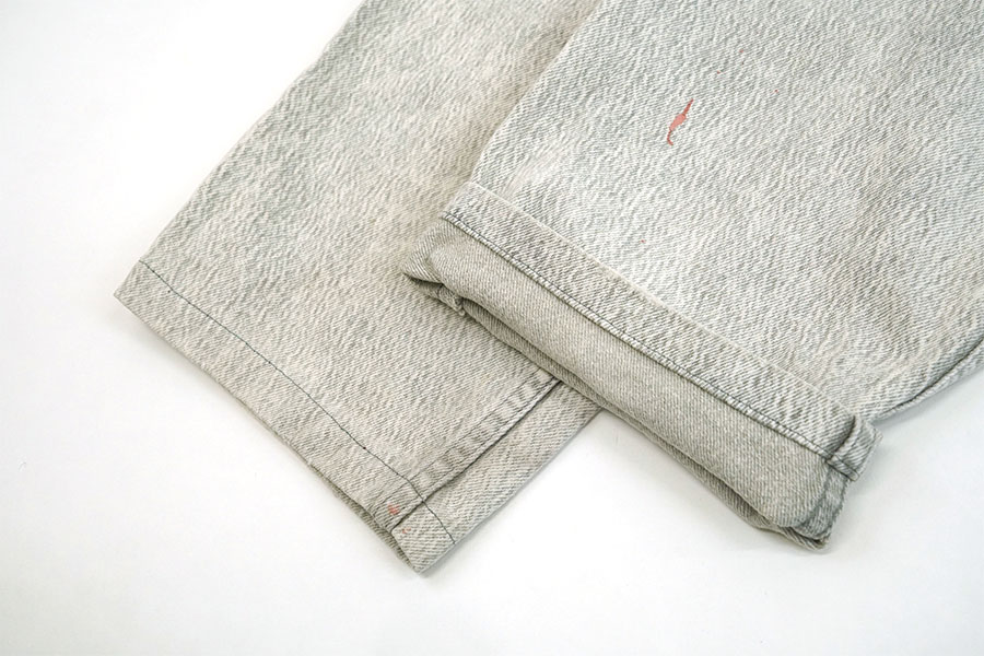 80's～ LEVI'S SILVERTAB DENIM SLACKS GREY (APPROX.W32.5 L28.5)