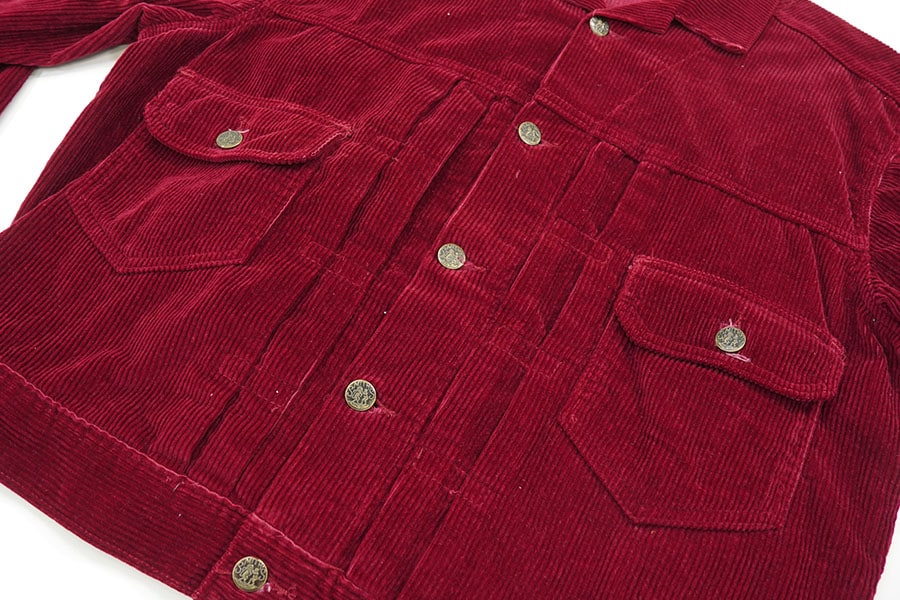 80's SMITH'S 2nd型 コーデュロイジャケット ハギ付き バーガンディ