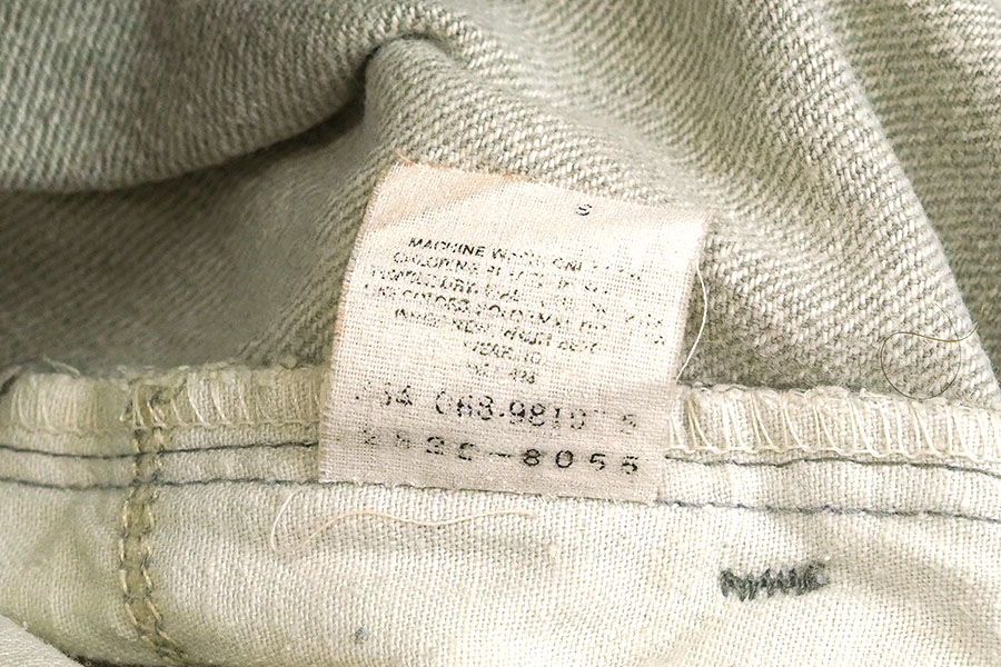 80's～ LEVI'S SILVERTAB DENIM SLACKS GREY (APPROX.W32.5 L28.5)