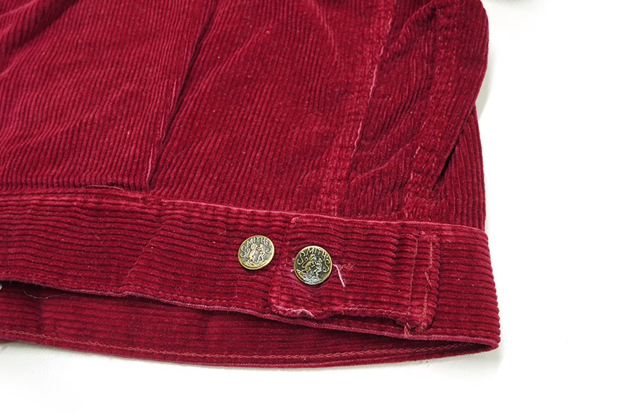 80's SMITH'S 2nd型 コーデュロイジャケット ハギ付き バーガンディ