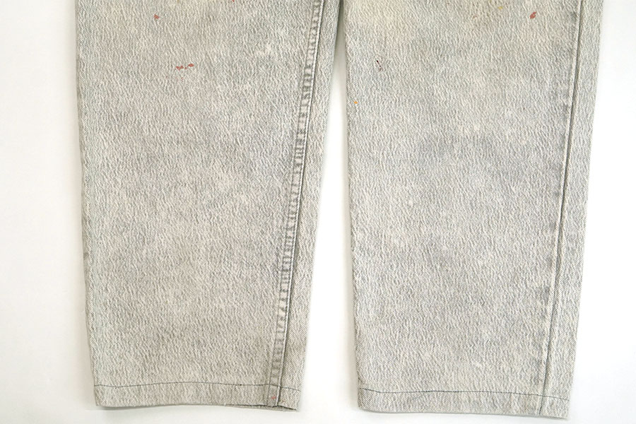 80's～ LEVI'S SILVERTAB DENIM SLACKS GREY (APPROX.W32.5 L28.5)
