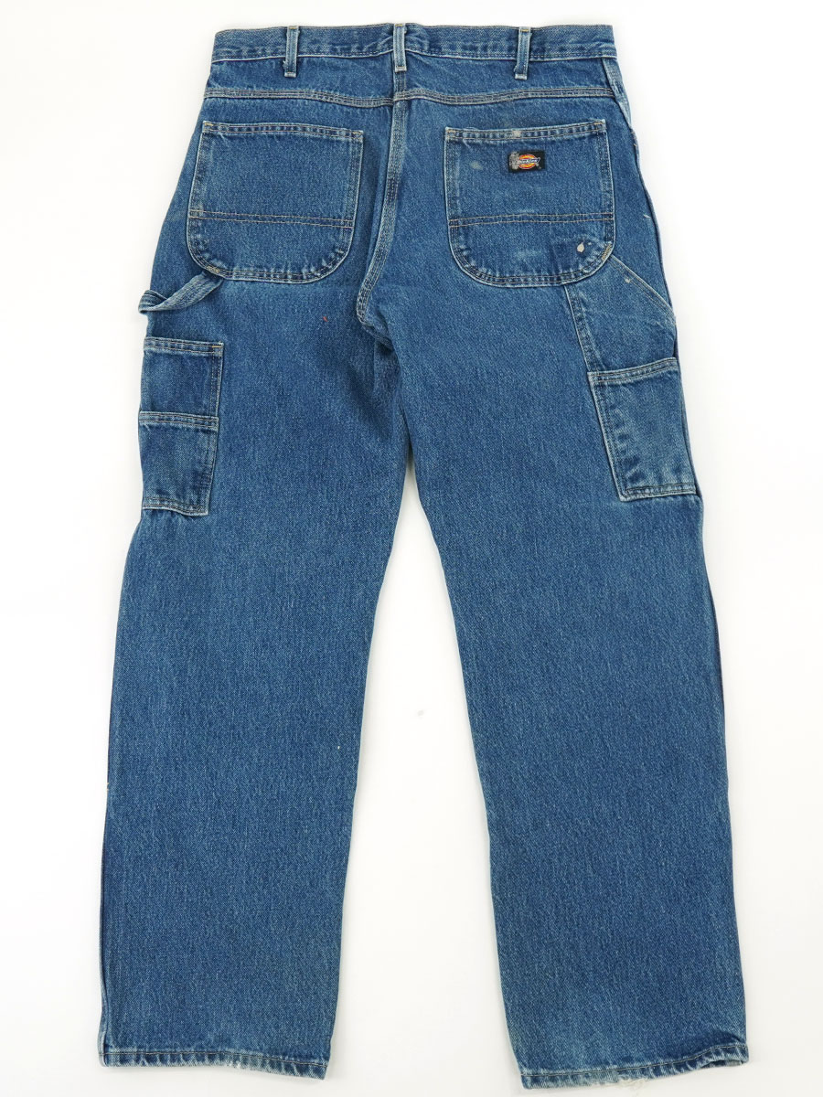 MEXICO製 Dickies ダブルニー デニムペインターパンツ 表記(34x30