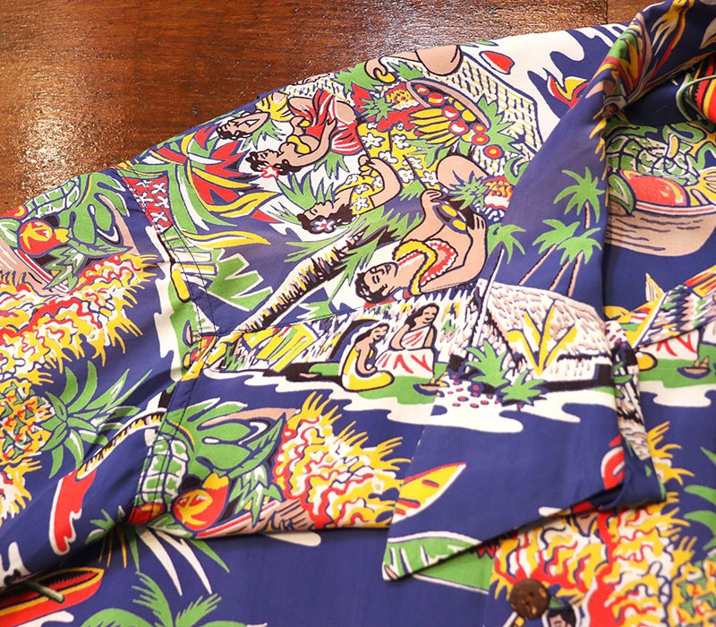 1950s HAWAIIAN SHIRT , Size M