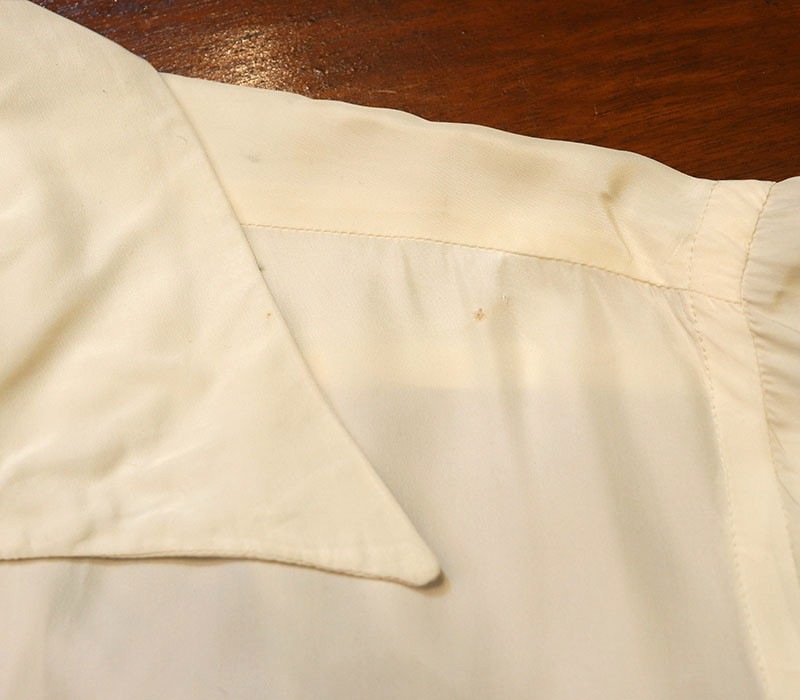1940s L/S BACK PANEL HAWAIIAN , Size  L