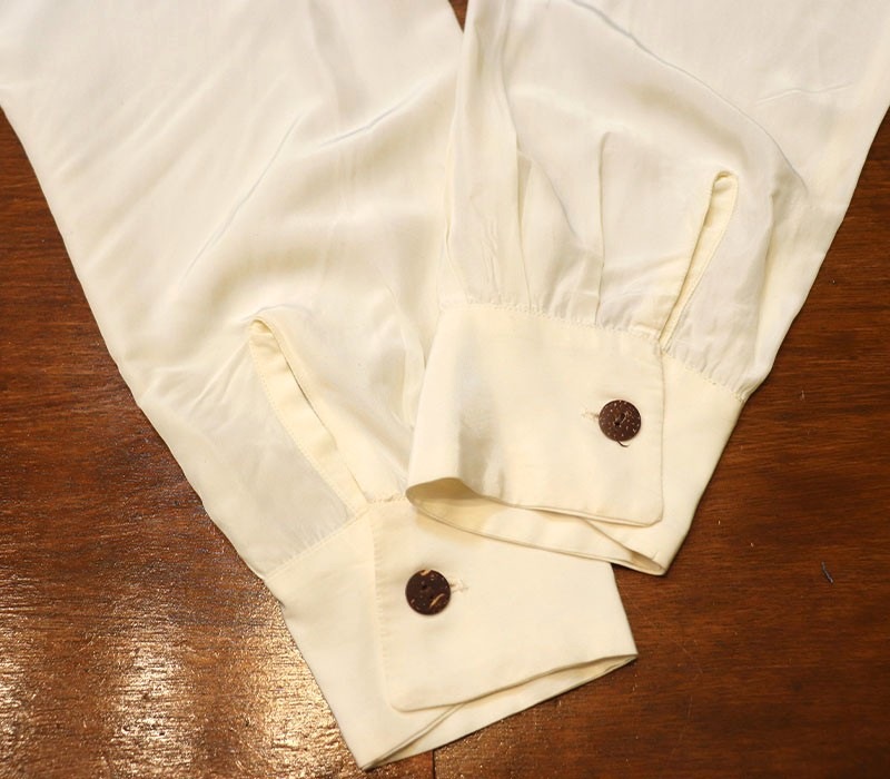 1940s L/S BACK PANEL HAWAIIAN , Size  L
