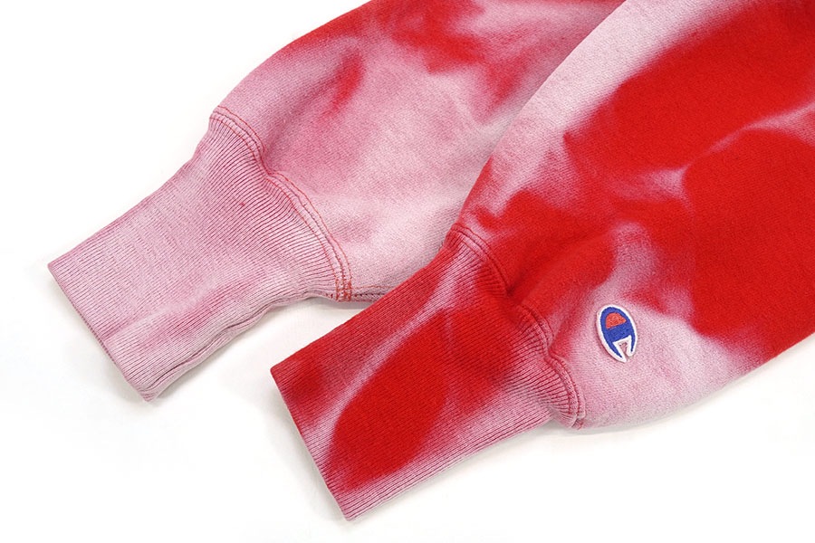 90'S CHMAPION REVERSE WEAVE HOODIE ''CB'' SUN FADE (SIZE.LARGE)