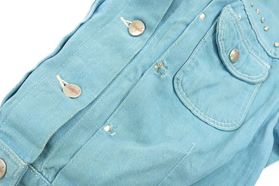 60's Wrangler 11MJタイプ デニムジャケット サックスブルー 表記(14