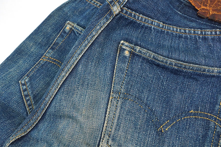 40's～ Levi's 503BXX デニムパンツ 渋雰囲気 実寸(29x28位) レザー