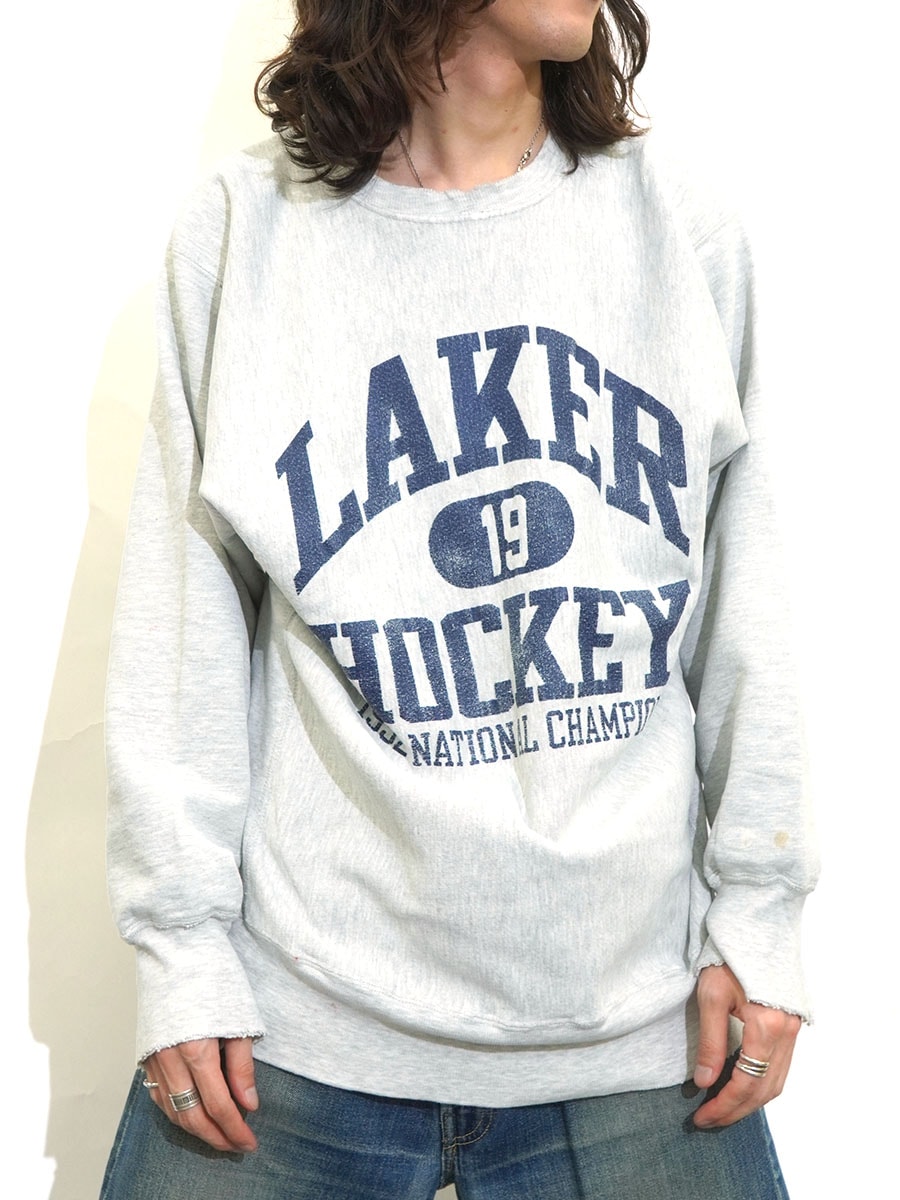 90'S CHAMPION REVERSE WEAVE CREW ''LAKER 19 HOCKEY 1992 NATIONAL