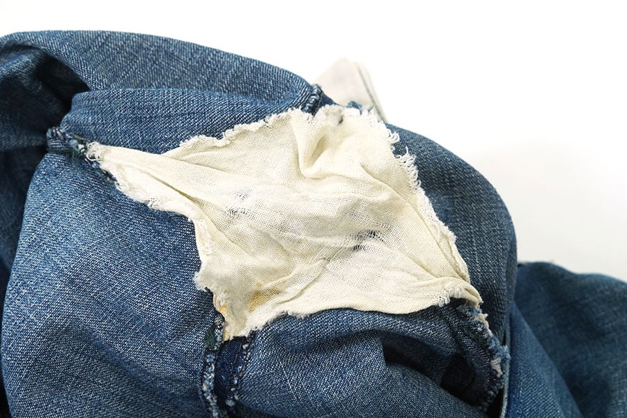 40's Levi's ロングホーン デニムランチパンツ 良雰囲気 実寸(30x30位