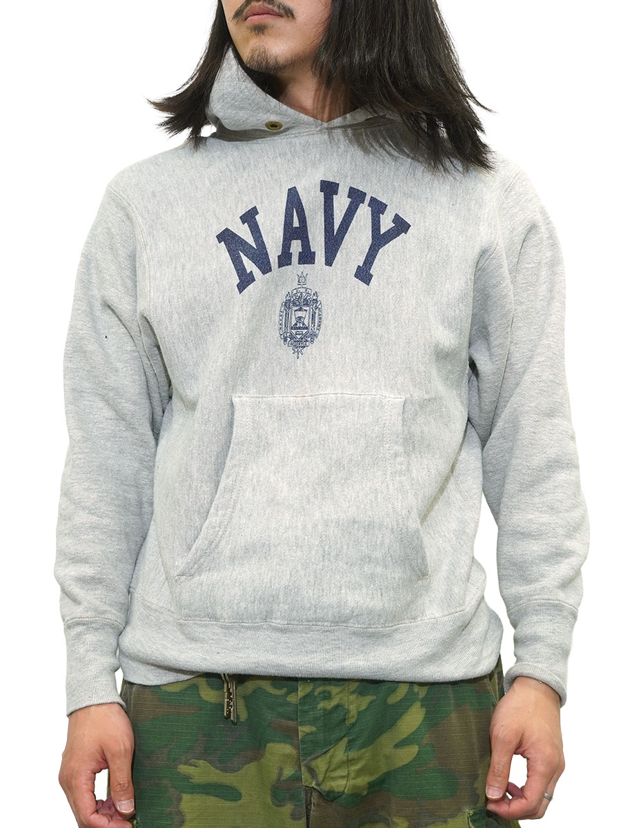 n*l様 美品 Champion reverse weave 70's復刻 パー 70'S CHAMPION REVERSE WEAVE HOODIE ''NAVY'' (SIZE.MEDIUM) | NEW