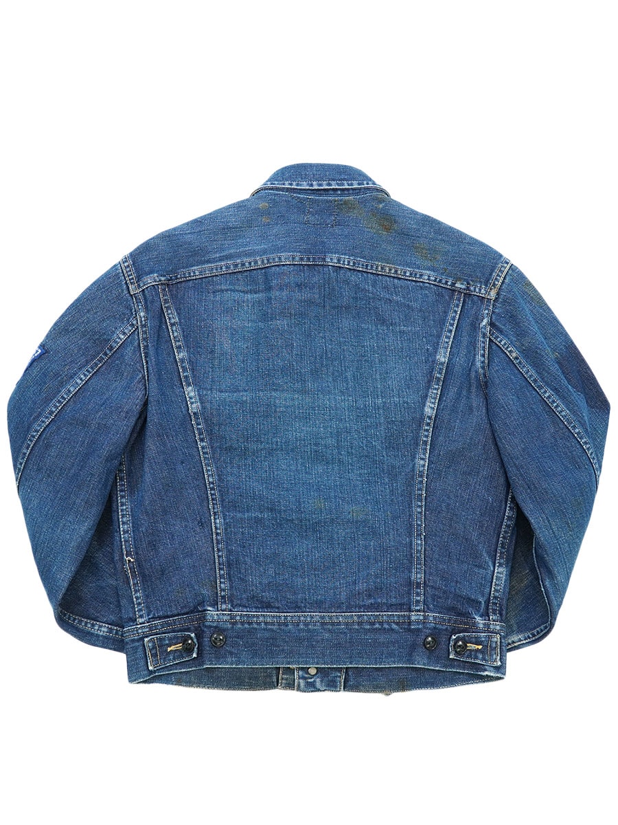 50's 赤タグ Lee 101-J デニムジャケット 良雰囲気 表記(38) ワッペン