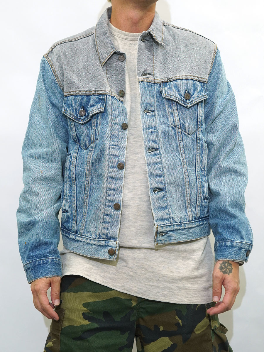 80'S LEVI'S 70506 2TONE DENIM JACKET RARE！ (APPROX.40) MADE IN USA 